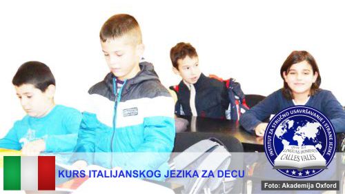 Dečiji kursevi italijanskog jezika Novi Sad | Institut za stručno usavršavanje i strane jezike
