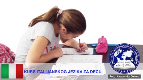 Kurs italijanskog jezika za decu Beograd | Institut za stručno usavršavanje i strane jezike