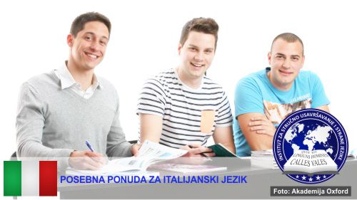 Ponuda italijanskog Kragujevac | Institut za stručno usavršavanje i strane jezike