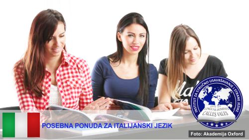 Posebna ponuda italijanskog jezika Novi Sad | Institut za stručno usavršavanje i strane jezike