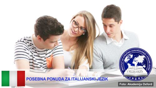 Posebna ponuda za italijanski jezik Beograd | Institut za stručno usavršavanje i strane jezike