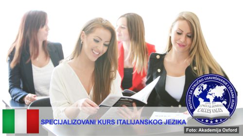 Specijalizovani italijanski Kragujevac | Institut za stručno usavršavanje i strane jezike