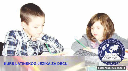 Latinski za decu Kragujevac | Institut za stručno usavršavanje i strane jezike